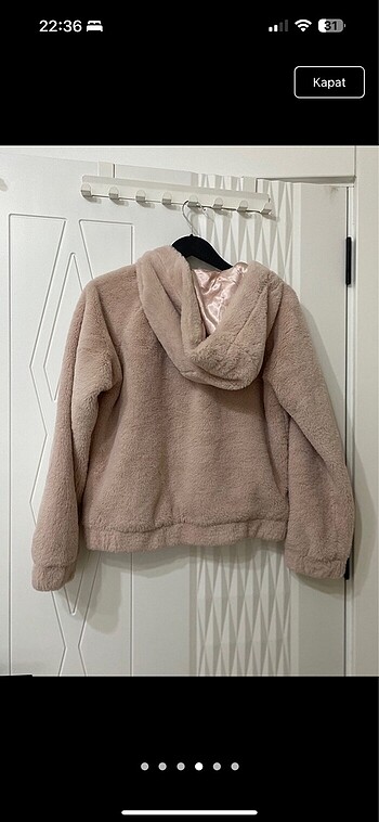 Peluş ceket - Görsel 4