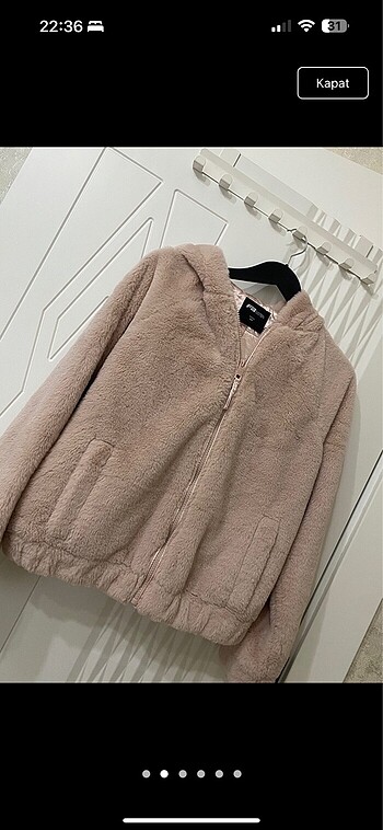 Peluş ceket - Görsel 2