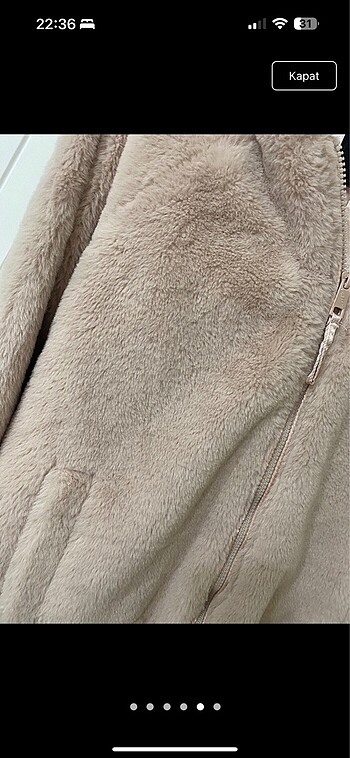 Peluş ceket - Görsel 5