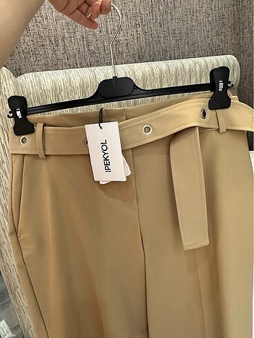 İpekyol metal aksesuarlı pantolon - Görsel 9