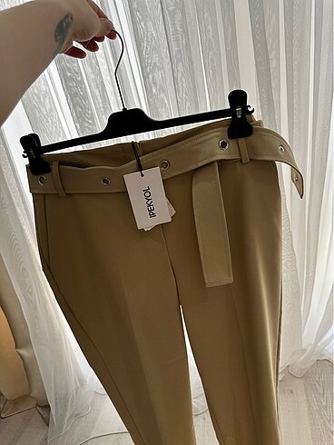 İpekyol metal aksesuarlı pantolon - Görsel 10