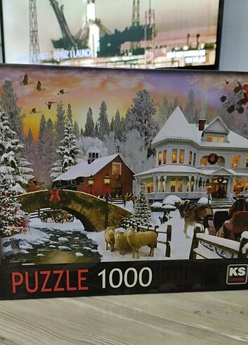 1000 parça puzzle 1 defa oynanmıştır bi kusuru yoktur sadece alt