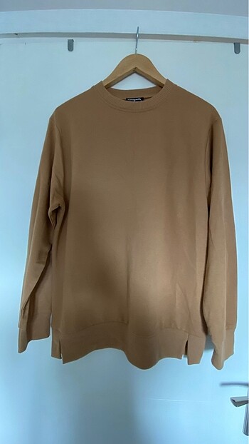 Basic Sweatshirt Bisiklet Yaka