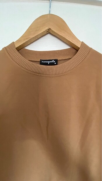 m Beden Basic Sweatshirt Bisiklet Yaka