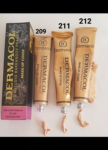 fiyat 70 TL Dermacol makeup cover süper kapatıcı harika porselen