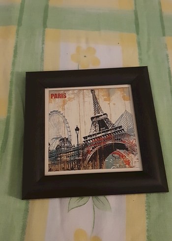 Kahverengi Paris Temalı Çerçeve