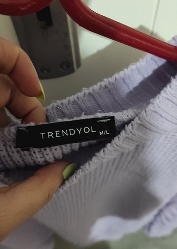 Lila Kadın Kazak - Görsel 2