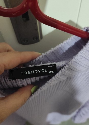 Lila Kadın Kazak - Görsel 3