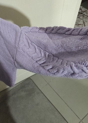 Lila Kadın Kazak - Görsel 4