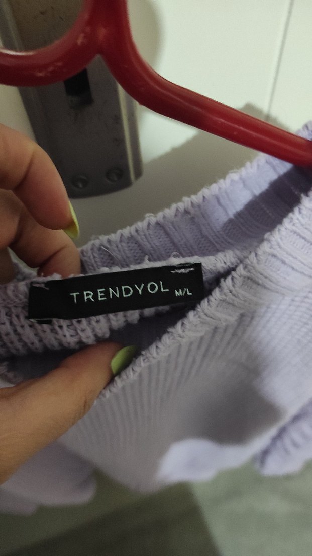 Lila Kadın Kazak - Görsel 2