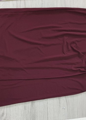 Bordo Drapeli Kadın Şal - Görsel 4