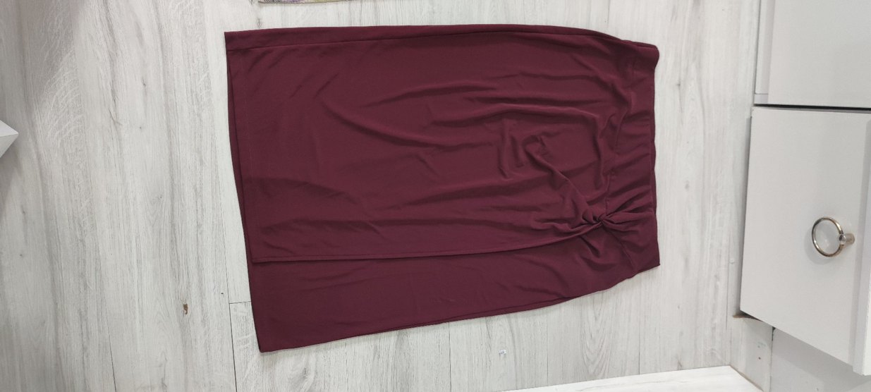 Bordo Drapeli Kadın Şal - Görsel 4