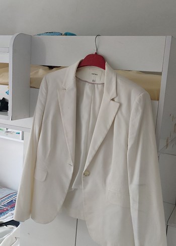 Koton Erkek Beyaz Ceket Bedeni 42 - Görsel 3