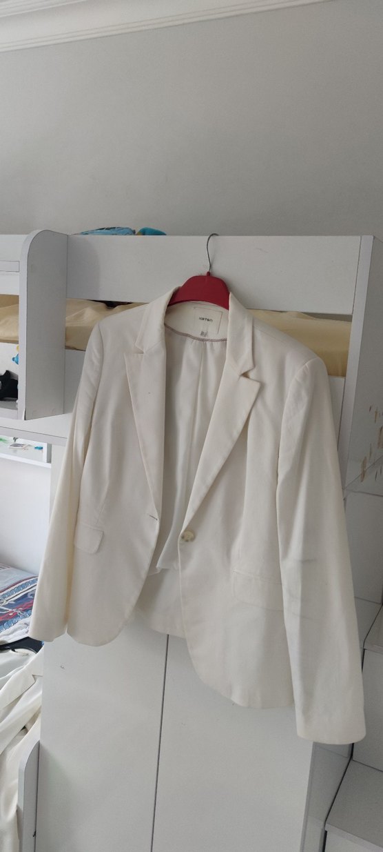Koton Erkek Beyaz Ceket Bedeni 42 - Görsel 3