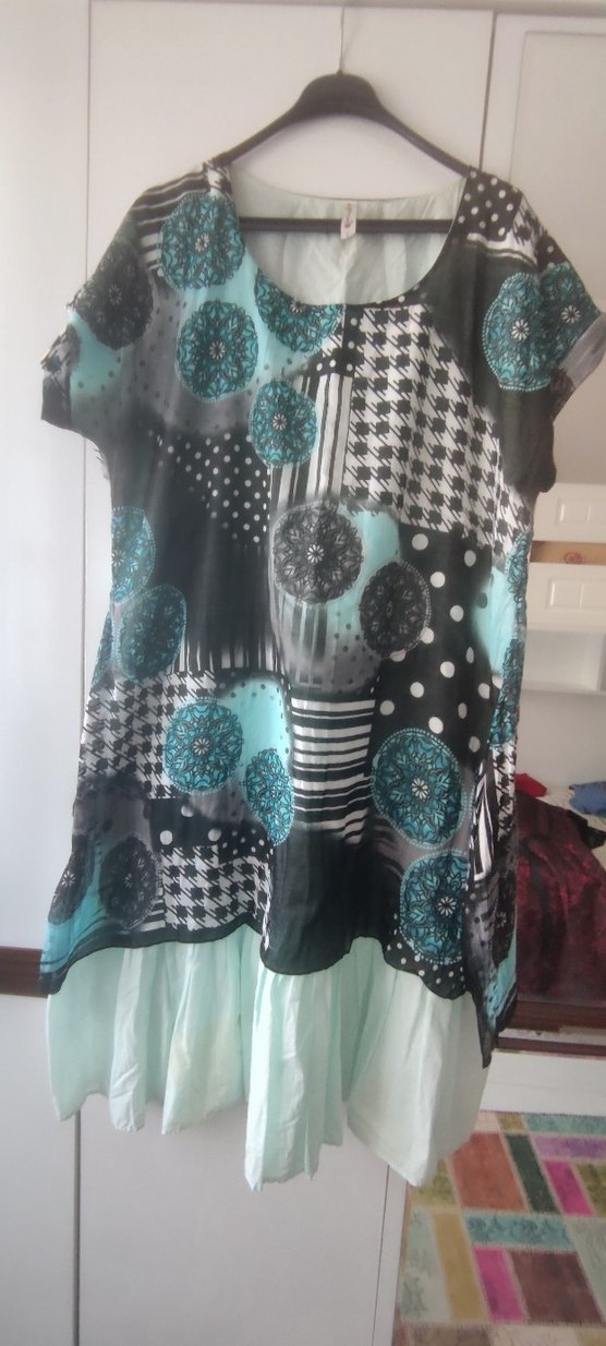 Yeşil Midi elbise - Görsel 2