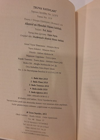 Alamut'un Efendisi Hasan Sabbah - Polamir - Görsel 3