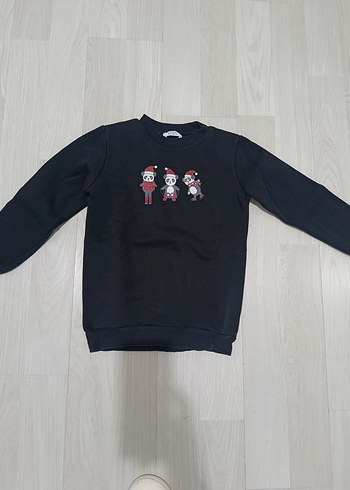 Erkek Çocuk siyah i Pamuklu Sweatshirt - Görsel 2
