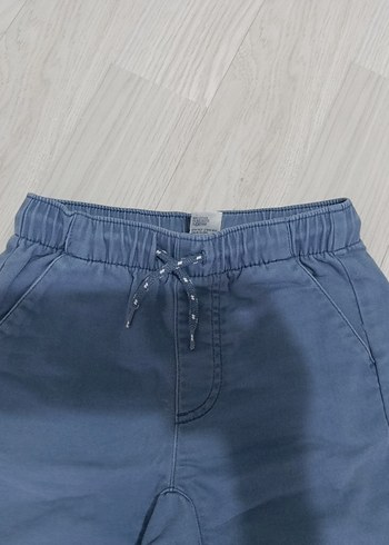 Erkek Çocuk Mavi Elastik Bel Rahat Kesim Pantolon - Görsel 2