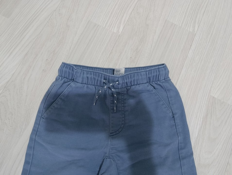 Erkek Çocuk Mavi Elastik Bel Rahat Kesim Pantolon - Görsel 2