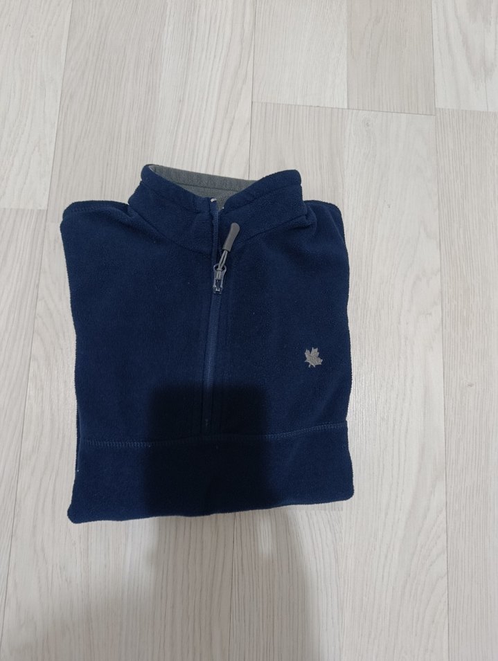 Lacivert Fermuarlı Yarım Balıkçı Polar - Görsel 2