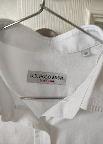 38 Beden beyaz Renk Us Polo Assn Beyaz Kadın Gömlek /38