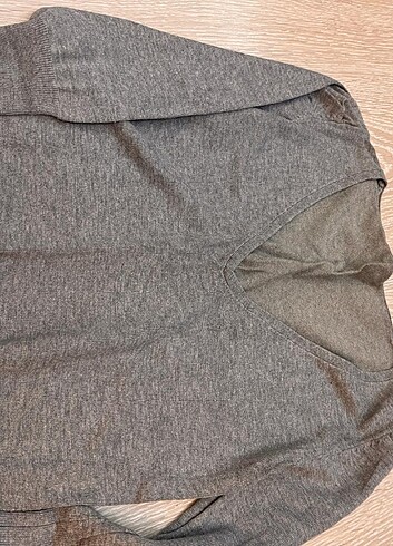 2 kazak gri ve mavi çizgili 2 ürün  - Görsel 3