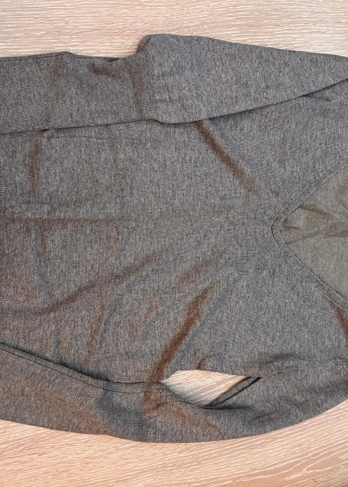 2 kazak gri ve mavi çizgili 2 ürün  - Görsel 2