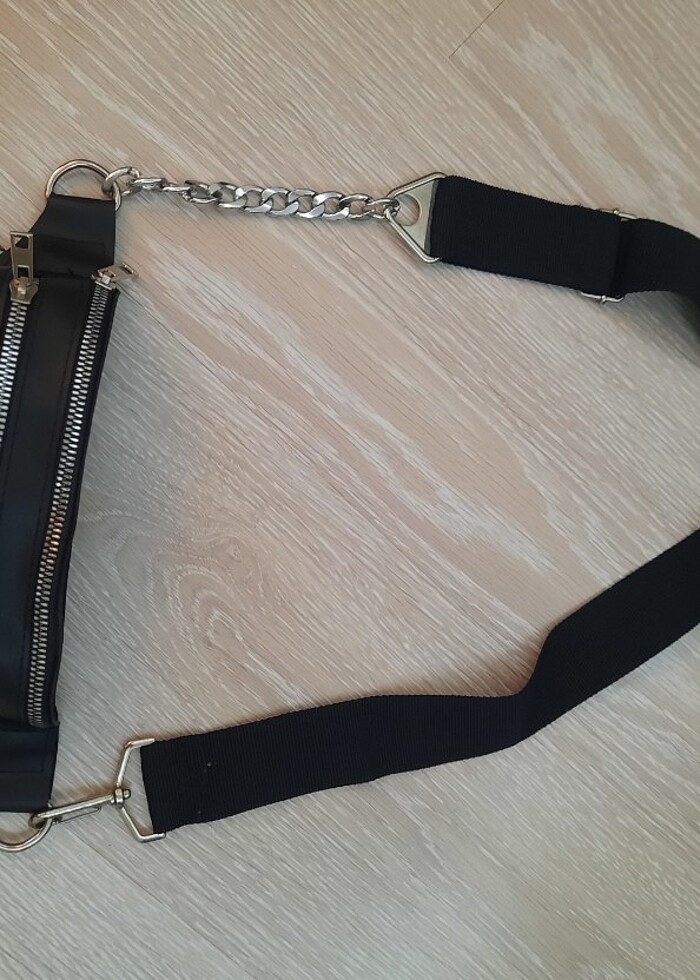 Siyah bel cantasi  - Görsel 3