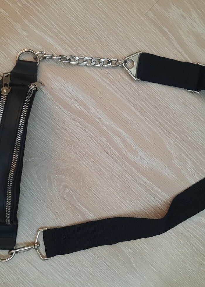 Siyah bel cantasi  - Görsel 4