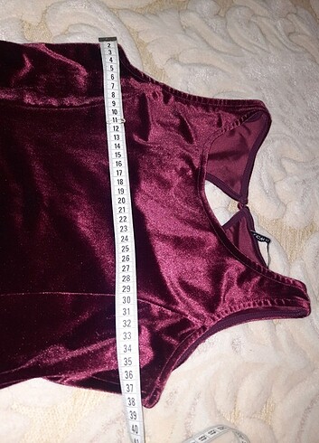 s Beden Bordo elbise