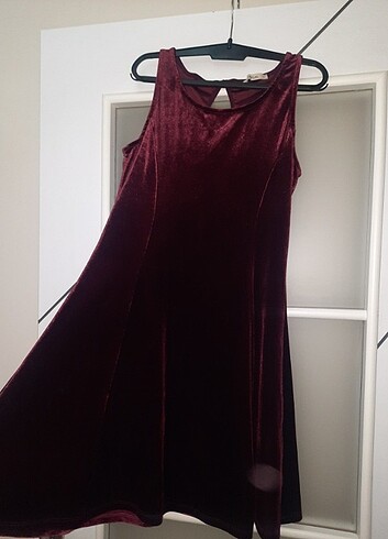 Bordo elbise