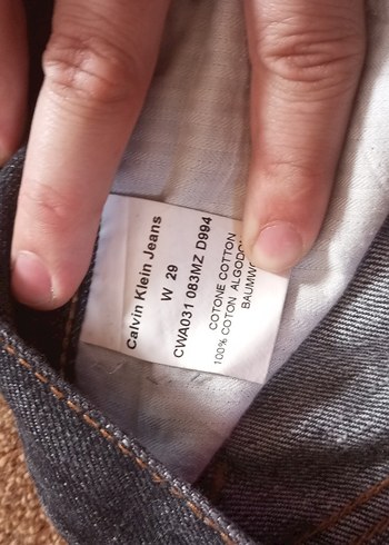 Düğmeli Normal Boy Kadın Kot Pantolon - Görsel 3