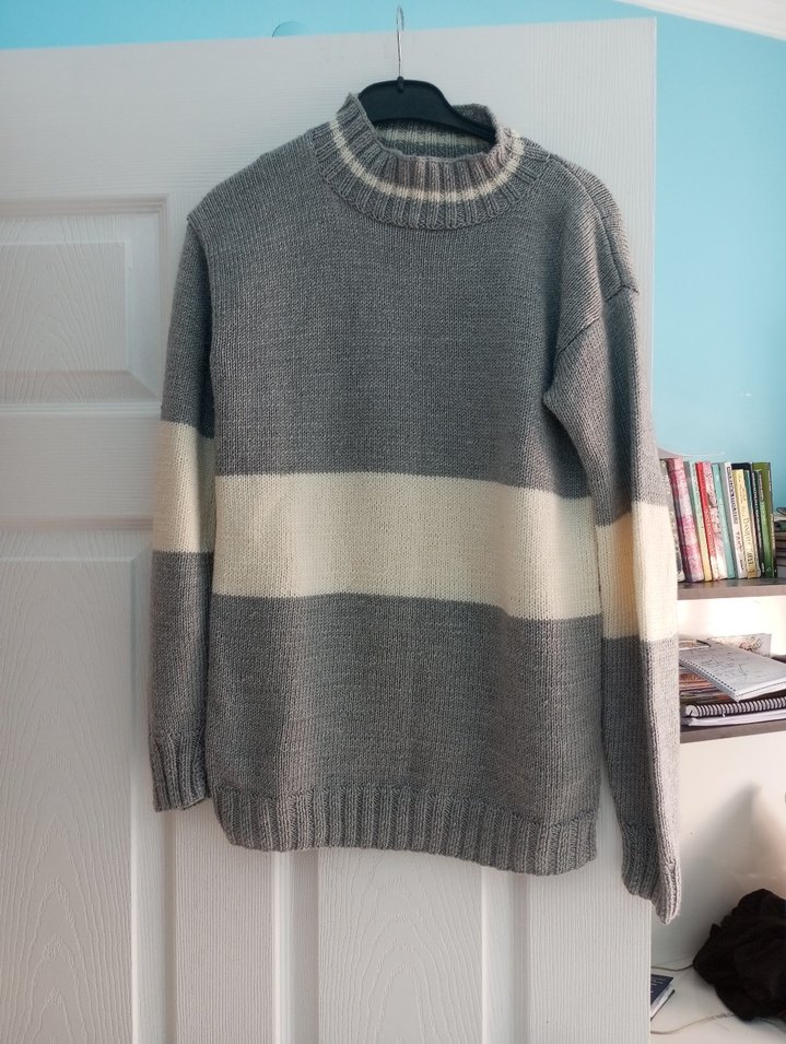 Gri Triko Kadın Kazak - Görsel 2