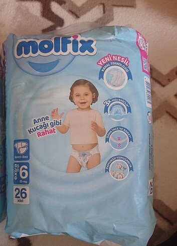 Molfix 6 numara bebek bezi