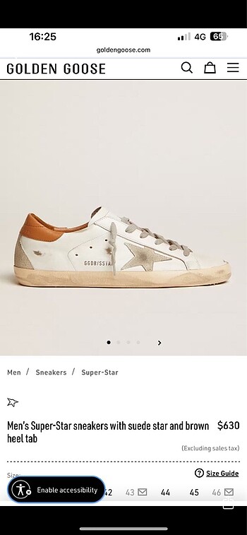 Golden goose spor ayakkabı