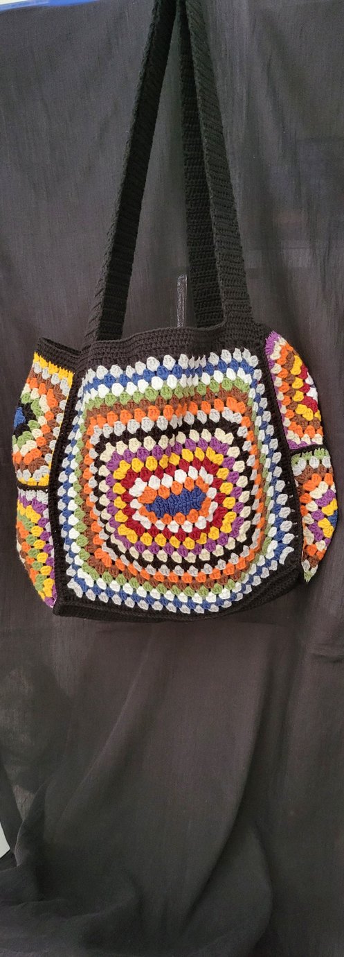 El örgüsü kadın çantası - Görsel 2