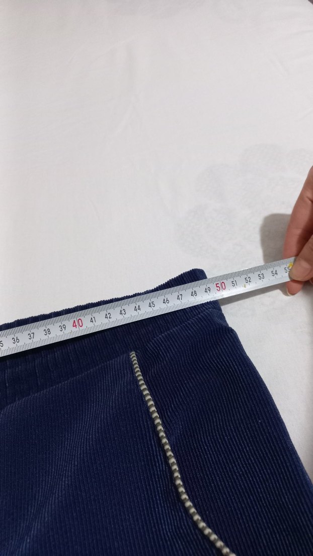 Erkek Lacivert Fermuarlı Kayak Pantolonu - Görsel 4