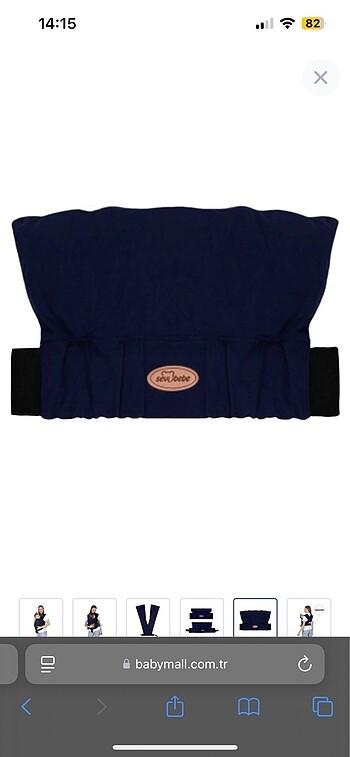 Sevi bebe Bel destekli sling - Görsel 5