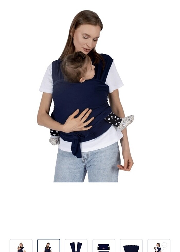 Sevi bebe Bel destekli sling - Görsel 2