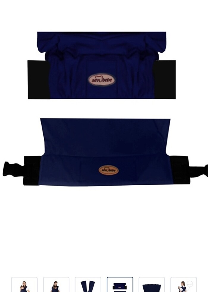 Sevi bebe Bel destekli sling - Görsel 4