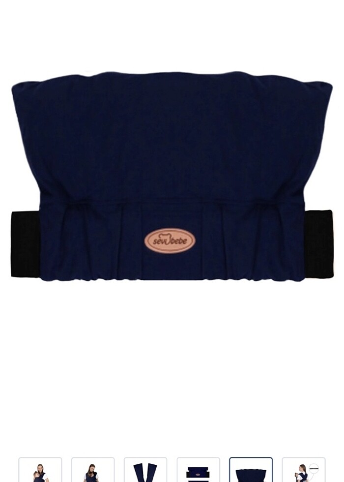 Sevi bebe Bel destekli sling - Görsel 5