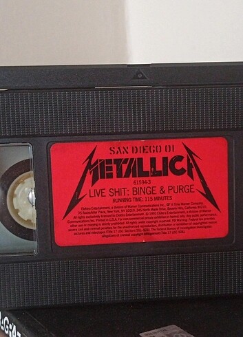 Metallica koleksiyon kaset