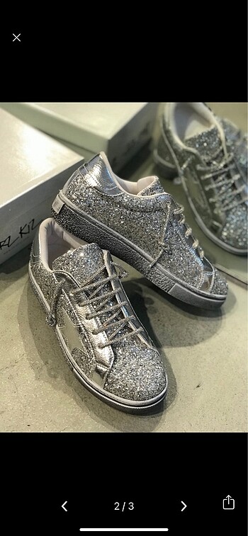 Golden goose simli parlak ayakkabı