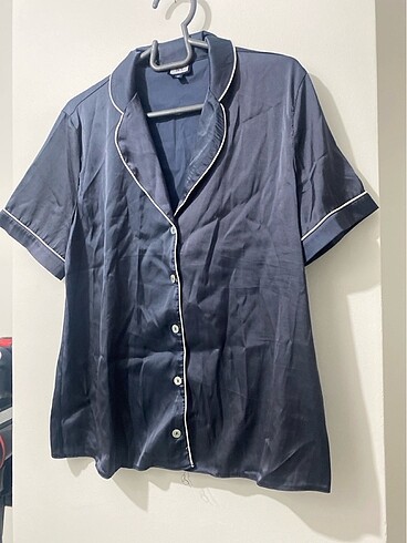 Şortlu saten gecelik pijama