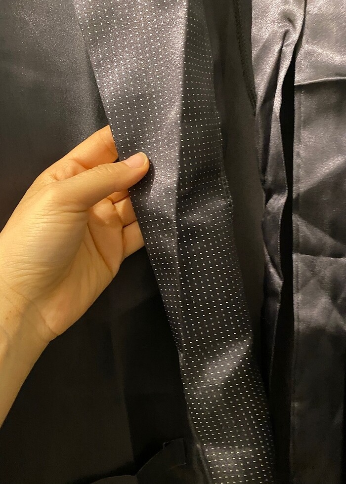 Erkek sabahlık saten - Görsel 3