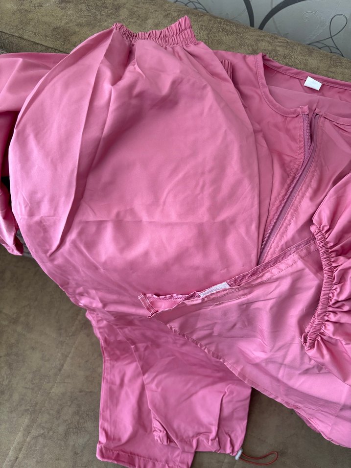 Pembe Fermuarlı M beden yüzücü eşofmanı - Görsel 3