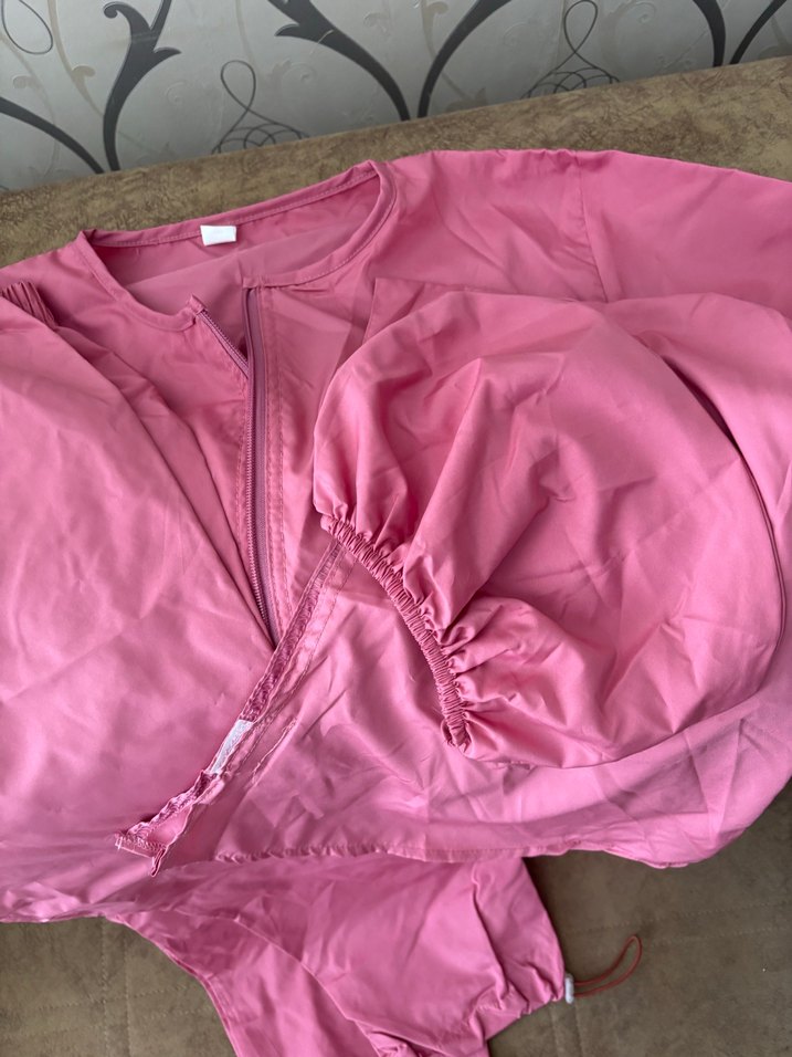 Pembe Fermuarlı M beden yüzücü eşofmanı - Görsel 2