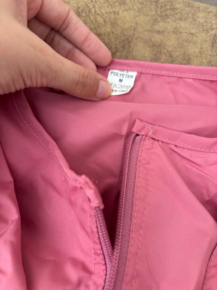 Pembe Fermuarlı M beden yüzücü eşofmanı - Görsel 4