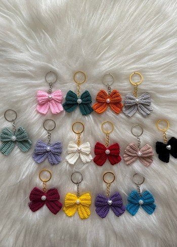 İncili  Fiyonk  Anahtarlıklar adet 21 tl - Görsel 6