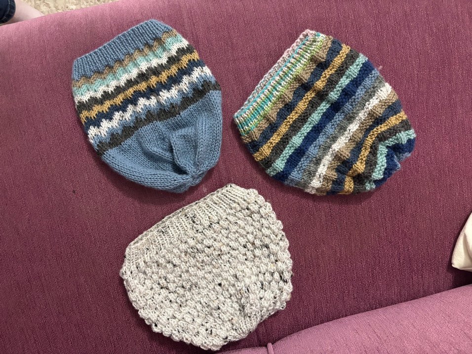 Kadın erkek Çok Renkli Örgü Bere Seti 350 tl - Görsel 3